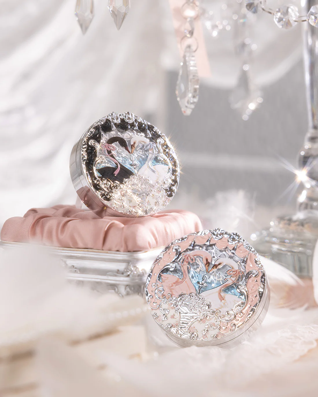 Swan Ballet Embossed Blush